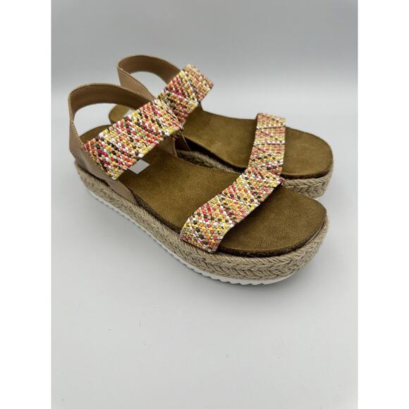 Steve Madden multi-colored platform sandal 7‎ - Picture 3 of 8